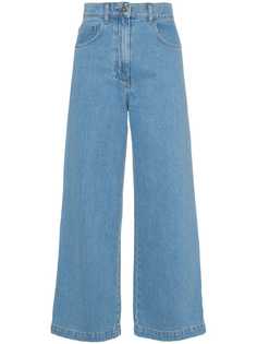 Nanushka прямые джинсы Marfa в стиле 90-х с завышенной талией
