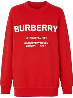 Burberry толстовка Horseferry с принтом