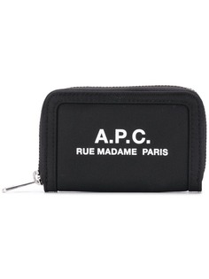 A.P.C. кошелек с принтом логотипа