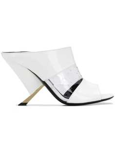 Casadei мюли на скульптурном каблуке