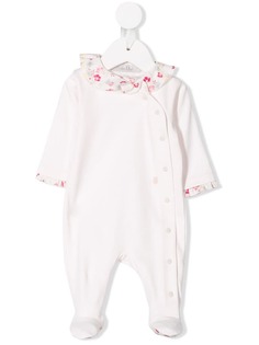 Baby Dior ромпер с цветочным принтом и оборками
