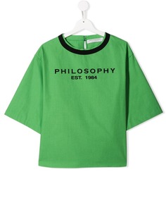 Philosophy Di Lorenzo Serafini Kids свободная футболка с логотипом