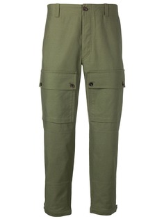 Kent & Curwen укороченные брюки карго