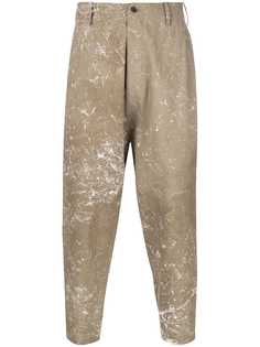 Uma Wang splatter print loose trousers