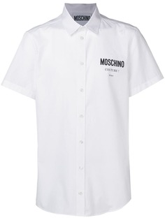 Moschino рубашка с принтом логотипа