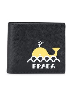 Prada бумажник с логотипом