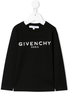 Givenchy Kids классический свитер с логотипом