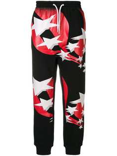 Alexander Wang flag print track pants