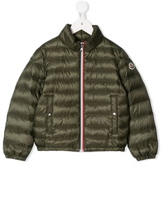 Moncler Kids стеганая куртка-бомбер