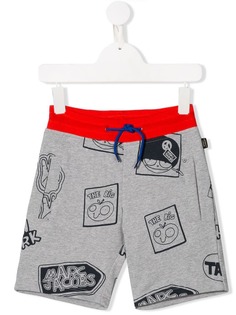 Little Marc Jacobs спортивные шорты с принтом