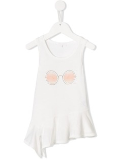 Chloé Kids топ с принтом