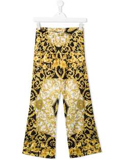Young Versace брюки с принтом в стиле барокко