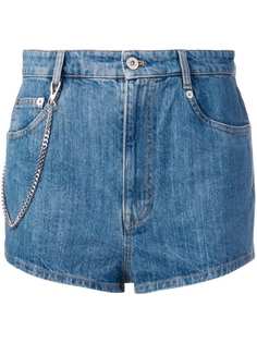 Miu Miu mid rise denim shorts