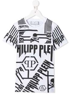 Philipp Plein Junior футболка с графическим принтом