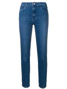 J Brand cropped slim-fit jeans