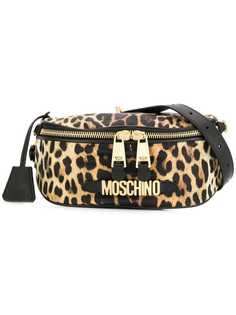 Moschino leopard print belt bag