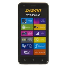 Смартфон DIGMA VOX 16Gb, G501 4G, темно-синий