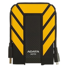 Внешний жесткий диск A-DATA DashDrive Durable HD710, 1Тб, желтый [ahd710-1tu3-cyl]