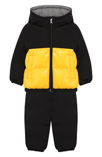 Комплект из пухового комбинезона и куртки Moncler Enfant