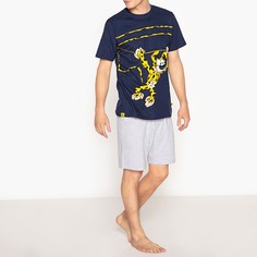 Пижама с шортами из хлопка с рисунком Marsupilami