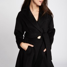 Пальто длинное с застежкой на пуговицы, демисезонная модель Morgan