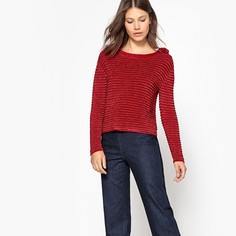 Пуловер в блестящую полоску La Redoute Collections