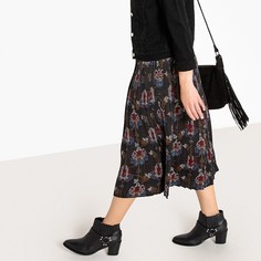 Юбка плиссированная с цветочным рисунком La Redoute Collections