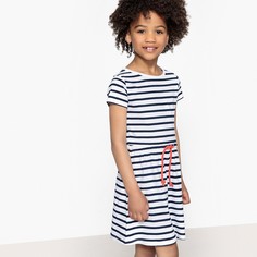 Платье в полоску, 3-12 лет La Redoute Collections