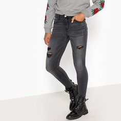 Джинсы скинни с рваным эффектом, 10-16 лет La Redoute Collections