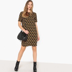 Платье с рисунком лиса и вырезом сзади La Redoute Collections