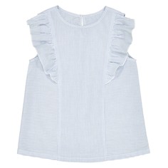 Блузка в полоску с воланами, 3-12 лет La Redoute Collections