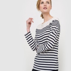 Блузка в полоску с длинными рукавами La Redoute Collections