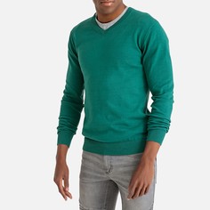Пуловер с V-образным вырезом, 100% хлопок, PIERRE La Redoute Collections