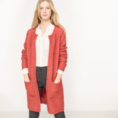 Кардиган длинный из трикотажа мулине La Redoute Collections