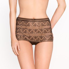 Трусы с завышенной талией и вышивкой La Redoute Collections