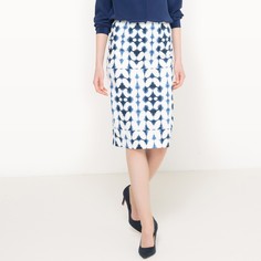 Юбка-карандаш с рисунком La Redoute Collections