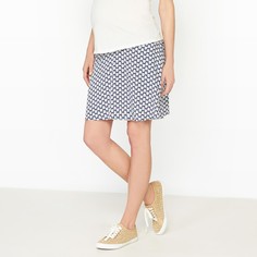 Юбка для периода беременности с принтом, из вискозы LA Redoute Maternite