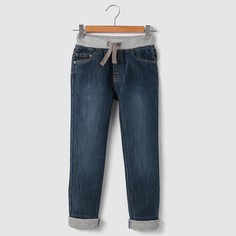 Джинсы без застежки, 3-12 лет La Redoute Collections