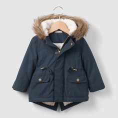 Парка на подкладке из шерпы 1 мес-3 года La Redoute Collections