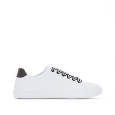 Кеды двухцветные на оригинальной шнуровке La Redoute Collections