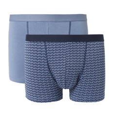 Комплект из 2 трусов-боксеров: однотонная модель + модель с рисунком La Redoute Collections