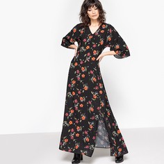 Платье длинное с цветочным рисунком La Redoute Collections
