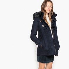 Даффлкот из смесовой шерстяной ткани La Redoute Collections