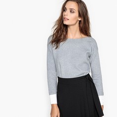 Пуловер с круглым вырезом из тонкого трикотажа La Redoute Collections
