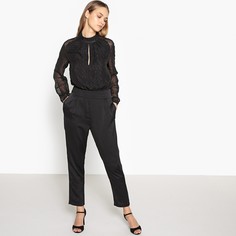 Комбинезон брючный с вышивкой гладью La Redoute Collections