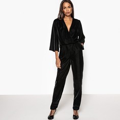 Комбинезон брючный из велюра La Redoute Collections