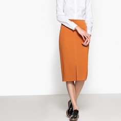 Юбка-миди с высоким поясом La Redoute Collections