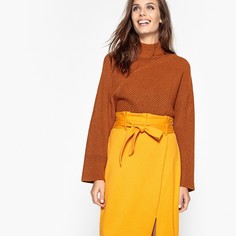 Пуловер крупной вязки с высоким воротником La Redoute Collections