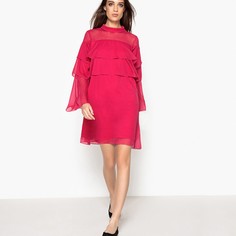 Платье из вуали с воланом La Redoute Collections