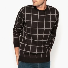 Пуловер из плотного трикотажа с круглым вырезом La Redoute Collections